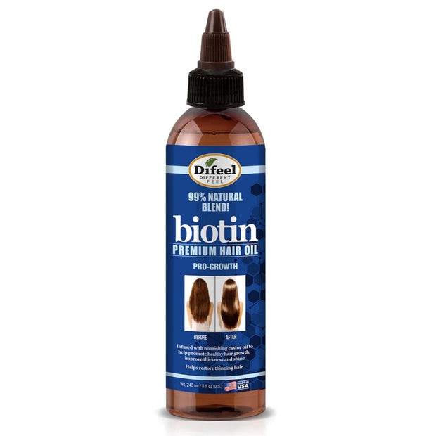 Difeel Biotin Pro-Growth Premium Hair Oil 8oz