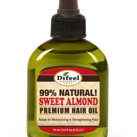 Difeel Premium Natural Hair Oil Sweet Almond Oil 75ml