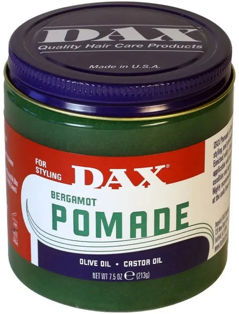 Dax Bergamot Pomade Olive & Castor Oil 7.5oz