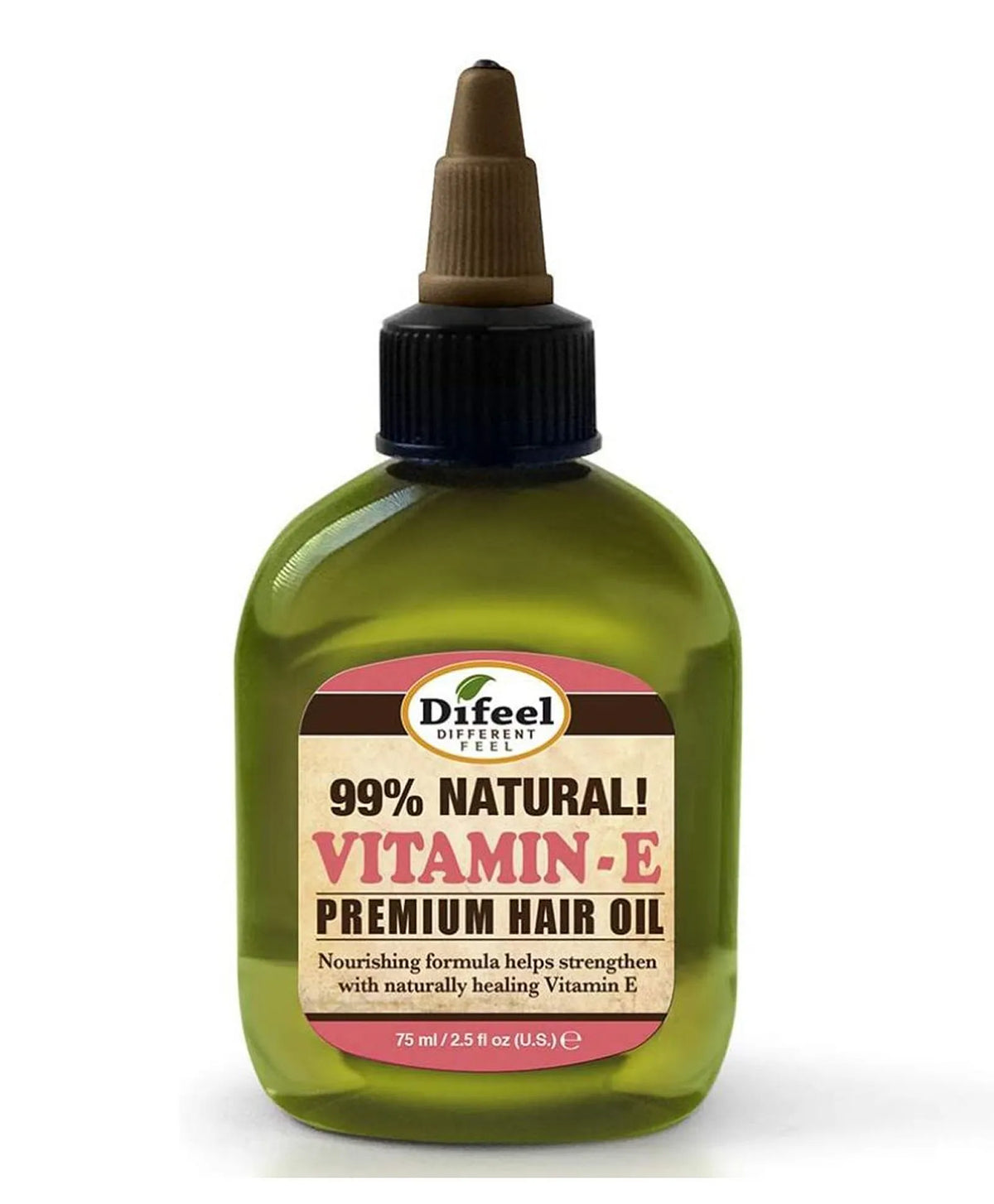 Difeel Premium Natural Hair Oil Vitamin E 75ml
