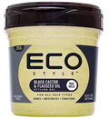 Eco Style Styling Gel Black Castor & Flaxseed Oil Gel 16oz