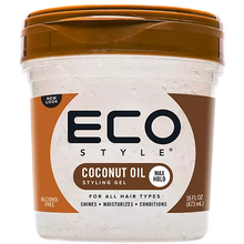 Eco Style Styling Gel Coconut Oil Gel 16oz