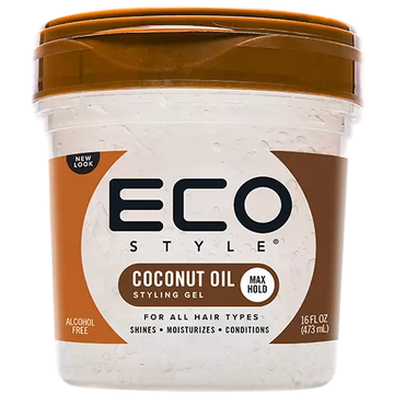 Eco Style Styling Gel Coconut Oil Gel 16oz