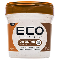 Eco Style Styling Gel Coconut Oil Gel 16oz