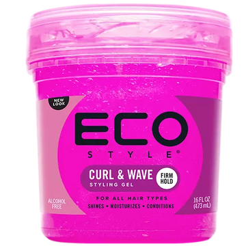Eco Style Styling Gel Curls & Wave Pink 16oz