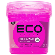 Eco Style Styling Gel Curls & Wave Pink 16oz