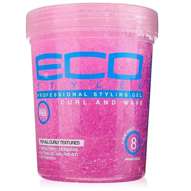 Eco Style Styling Gel Curls & Wave Pink 32oz