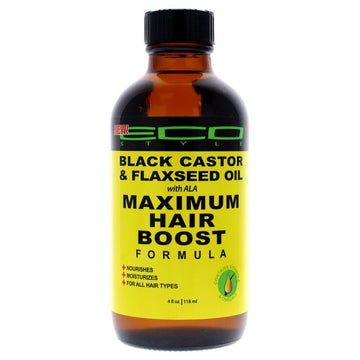 Eco Style Black Castor & Flaxseed Oil Maximum Hair Growth Oil 2oz