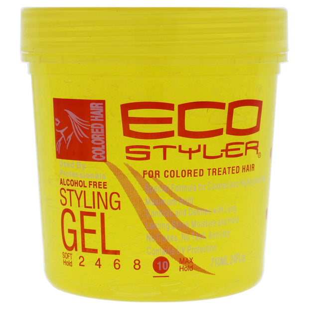 Eco Style Styling Gel Colored Treated Hair Yellow 24oz
