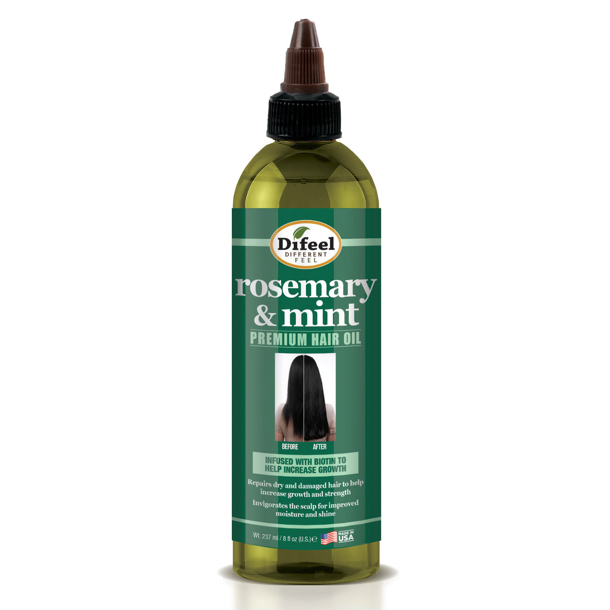 Difeel Rosemary & Mint Premium Hair Oil 8oz