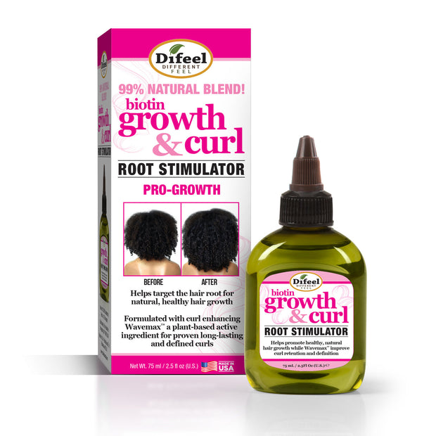 Difeel Biotin Growth & Curl Root Stimulator 2.5oz/75ml