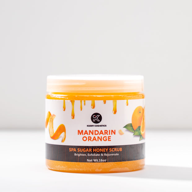 Kuddy Mandarin Orange Sugar Honey Scrub 16oz