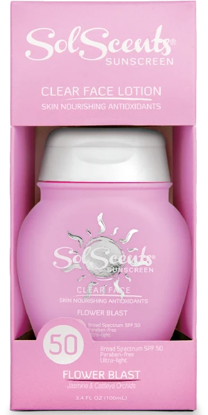 Sol Scents Clear Face Spf 50 Flower Blast 177ml