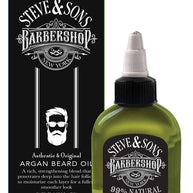 Steve & Sons Barbershop Beard Oil Argan 2.5oz