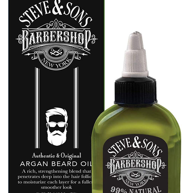 Steve & Sons Barbershop Beard Oil Argan 2.5oz