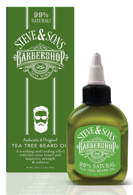 Steve & Sons Barbershop Beard Oil Tea Tree 2.5oz