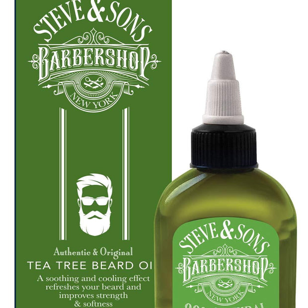 Steve & Sons Barbershop Beard Oil Tea Tree 2.5oz