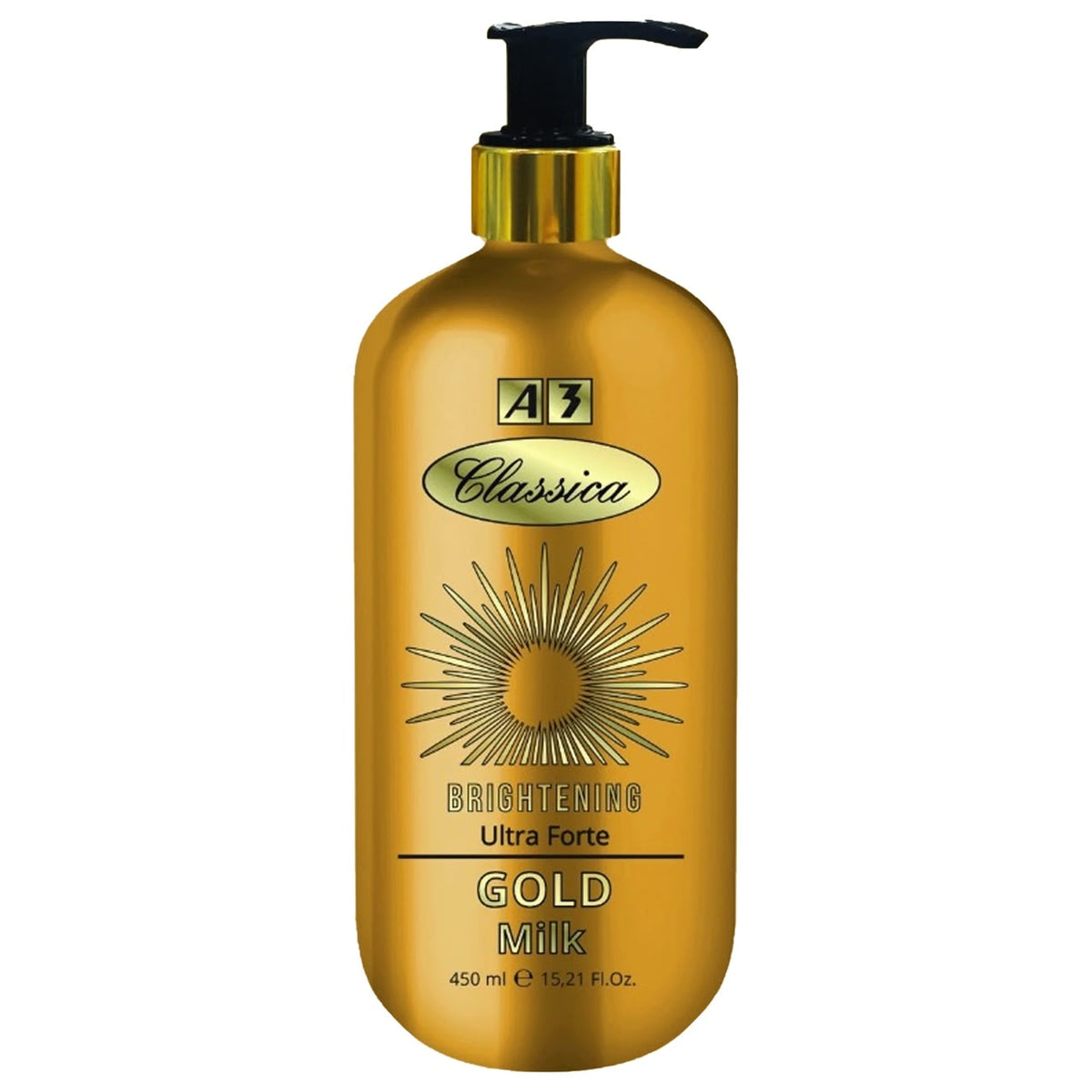 A3 Gold Brightening Ultra Forte Gold Body Milk 450ml