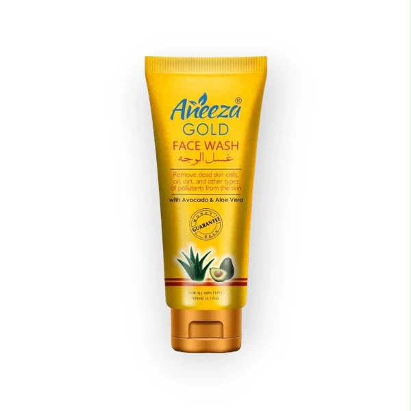 Aneeza Gold Face Wash Avocado & Aloe Vera 100ml
