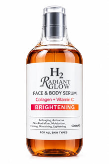 H2 Radiant Glow Face & Body Serum Collagen + Vitamin C 500ml