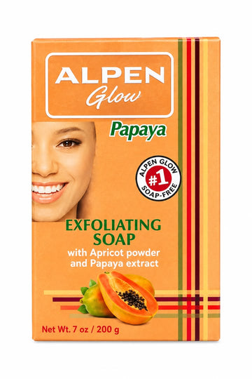 Alpen Glow Papaya Exfoliating Soap 200g