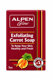 Alpen Glow Carrot Exfoliating Soap 200g