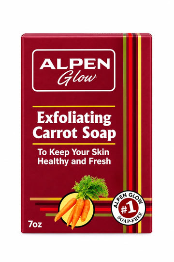 Alpen Glow Carrot Exfoliating Soap 200g