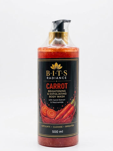 B.I.T.S Radiance Carrot Brightening & Exfoliating Body Wash 500ml