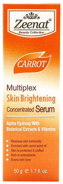 Zeenat Skin Brightening Carrot Serum 1.7oz