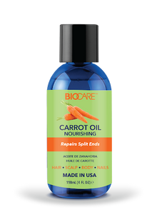 Biocare Labs Carrot Oil Nourishing Repairs Splits Ends 4oz