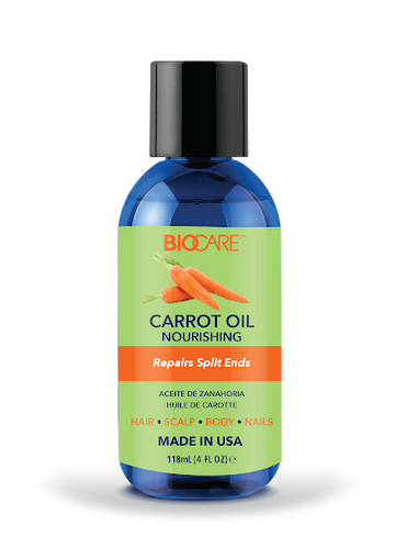 Biocare Labs Carrot Oil Nourishing Repairs Splits Ends 4oz