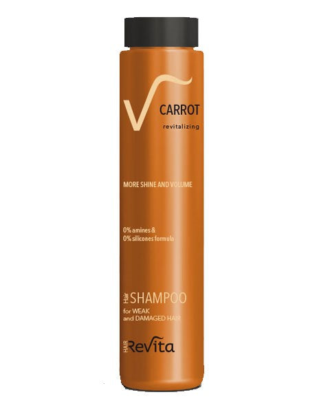 A3 Revita Carrot Shampoo More Shine & Volume For Weak & Damaged Hair 250ml