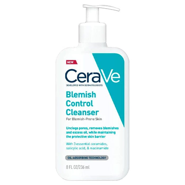 Cerave Blemish Control Cleanser For Blemish Prone Skin 8oz