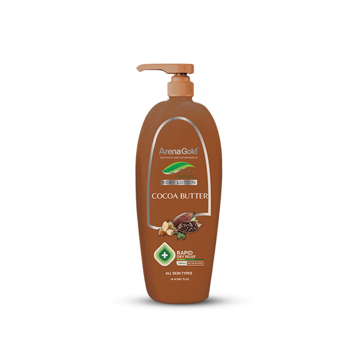 Arena Gold Lotion Nutri Hydrant Cocoa Butter 500ml