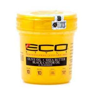Eco Style Black Castor Oil Gold Olive Oil & Shea Butter 8oz