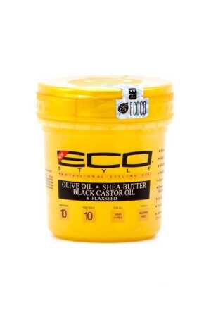 Eco Style Black Castor Oil with Olive Oil, Shea Butter and Flaxseed