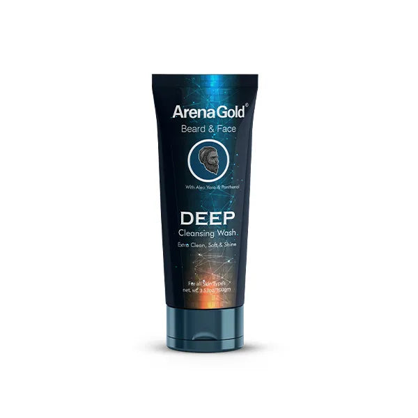 Arena Gold Deep Cleansing Wash Beard & Face 100g