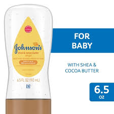 Johnson Baby Oil Gel Shea & Cocoa Butter 6.5oz