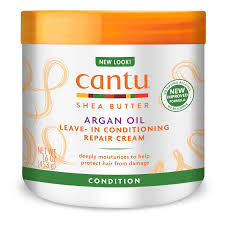 Cantu Leave in Conditioner Cream Argan Oil 453g