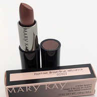 Mary Kay Creme Lipstick Downtown Brown 13 .oz
