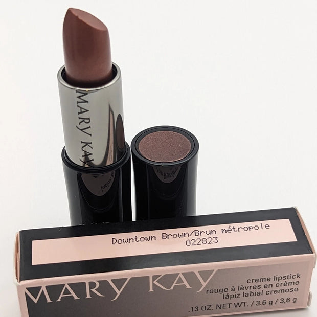 Mary Kay Creme Lipstick Downtown Brown 13 .oz