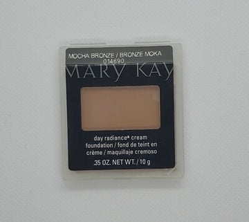 Mary Kay Day Radiance Creme Foundation Mocha Bronze Pressed Powder 10g