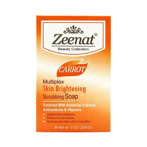 Zeenat Skin Brightening Carrot Soap 7oz